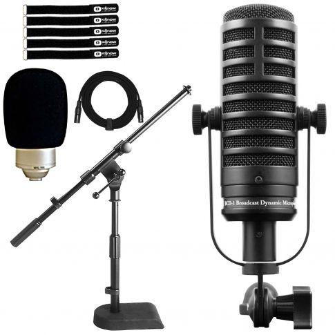 MXL BCD-1 Live Broadcast Dynamic Microphone with Boom Stand