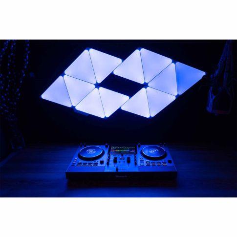 Numark MIXSTREAM PRO GO Powered Standalone Streaming DJ Controller Blue