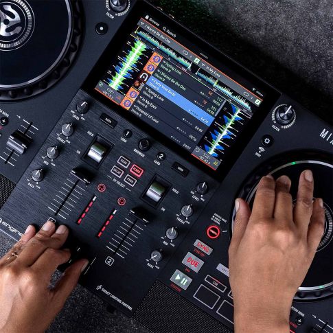 Numark Mixstream Pro Standalone DJ Console with Built-In Speakers Knobs