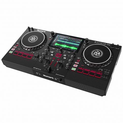Numark Mixstream Pro Standalone DJ Console with Built-In Speakers Left