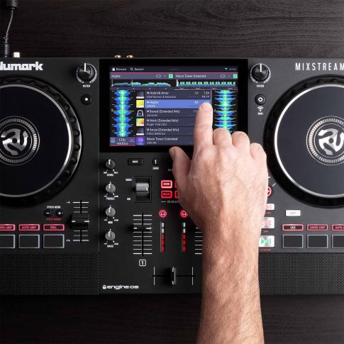 Numark Mixstream Pro Standalone DJ Console with Built-In Speakers Levels