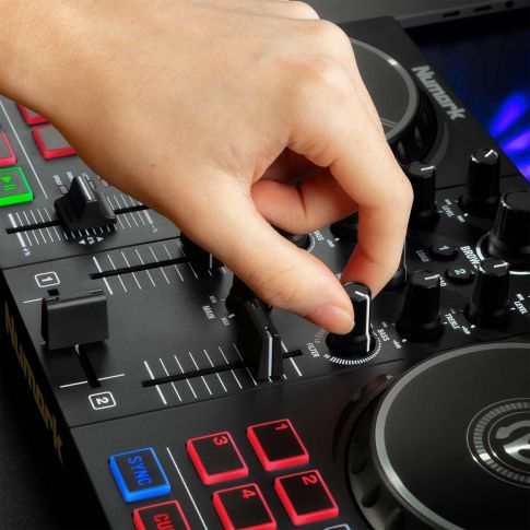 Numark Party Mix II DJ Controller with Built-In Light Show Knob