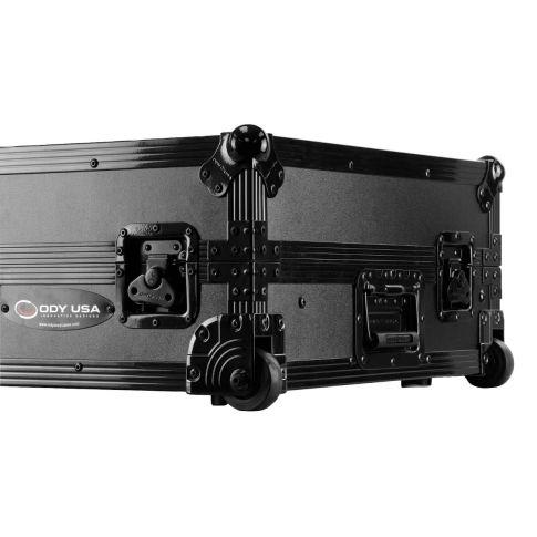 Odyssey FZGSDDJGRV6BL1UCW 1U Black DDJ-GRV6 Case with Wheels