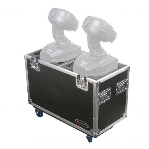 Odyssey FZMH250SX2W Dual 250 Moving Heads Lighting Flight Case