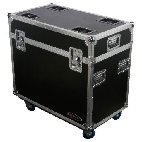 Odyssey FZMH250X2W Dual Large Lighting Flight Case with Wheels