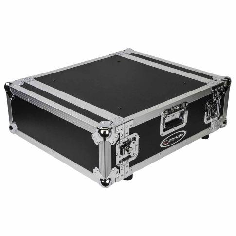 Odyssey FZS02 2U Shock Mount Rack Flight Case Angle