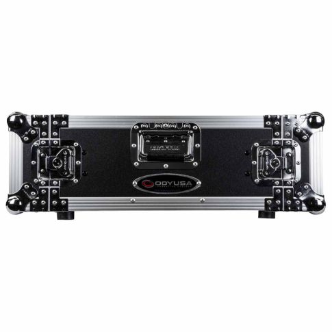 Odyssey FZS02 2U Shock Mount Rack Flight Case Front