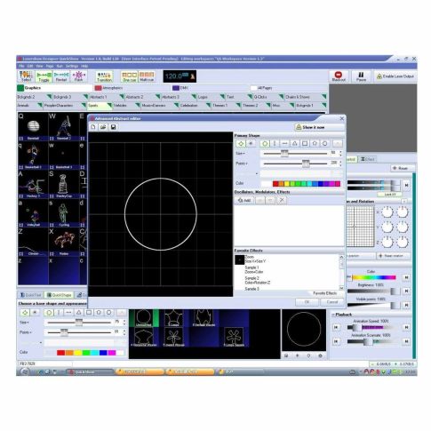 Pangolin QuickShow FB3 Control Software with ILDA Interface Screen 1