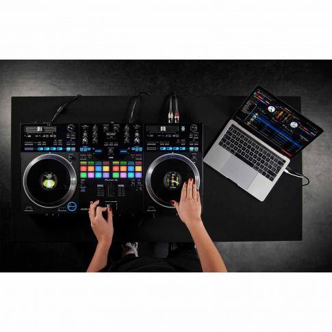 Pioneer DJ DDJ-REV7 Scratch Style 2-Channel Serato DJ Pro Controller Laptop