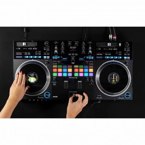 Pioneer DJ DDJ-REV7 Scratch Style 2-Channel Serato DJ Pro Controller Playing
