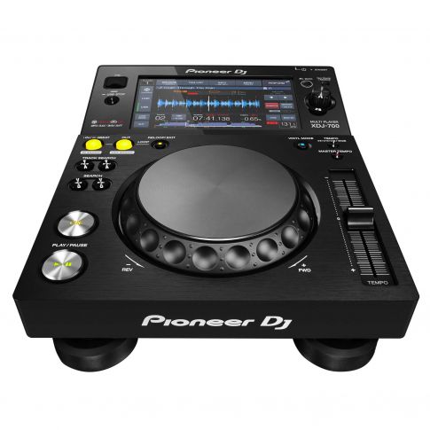 Pioneer XDJ-700 Rekordbox Compatible Compact Digital Deck Front angle