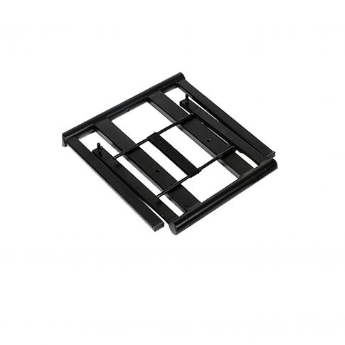 ProX T-LPS600B Foldable Portable Laptop Stand with Adjustable Shelf (black) Folded