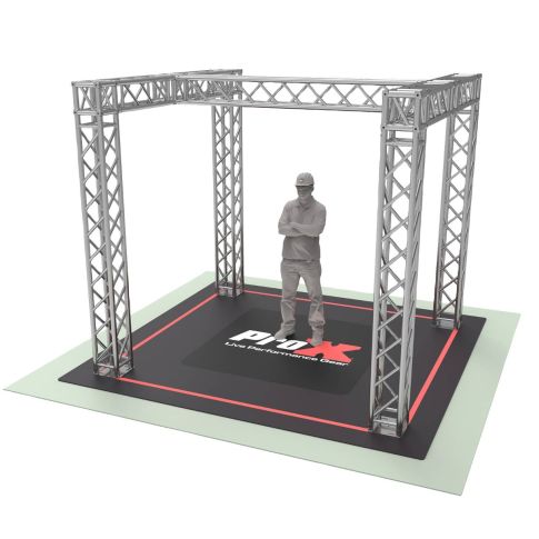 ProX KTP-E1099H Tradeshow Booth 9.42FT x 9.42FT x 9.20FT with H Shape