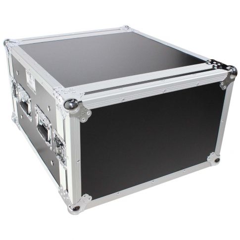 ProX T-6RSP 6U 20" Depth Shockproof Amp Rack ATA Flight Case Closed Right
