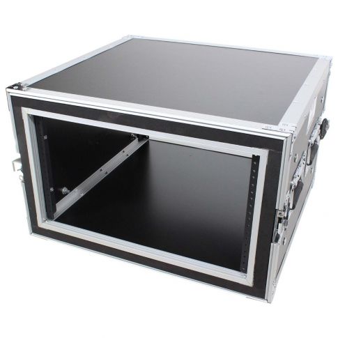 ProX T-6RSP 6U 20" Depth Shockproof Amp Rack ATA Flight Case Left