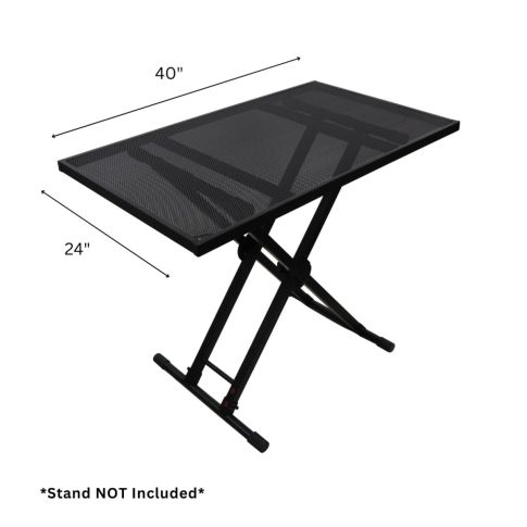 cProX T-KSTU4024 40x24" Keyboard X Stand Table Top Add-on Dimensions