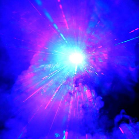 ProX T-ML200 ZEUS Red and Green Laser-LED with 20 Gobos Blue