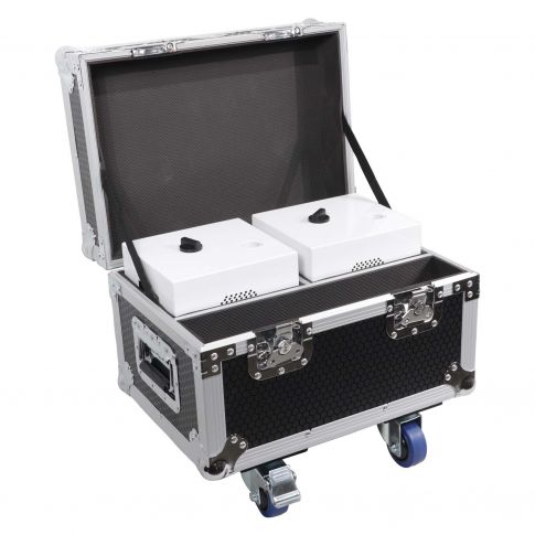 ProX X-BLITZZFX X2 Blitzz FX Cold Spark Machine -  Set of (2) with Flight Case & White Aluminum Covers - Store Demo