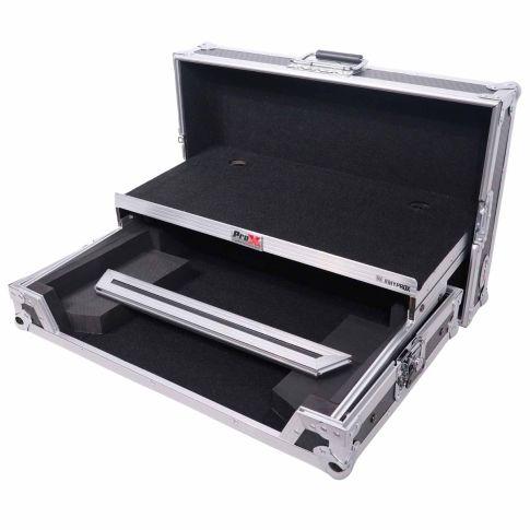 ProX X-DDJFLX4 LT Road Case for DDJ-400/DDJ-SB3 Controller with Shelf