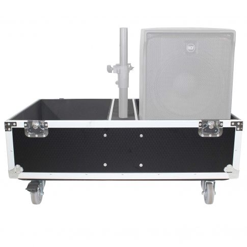 ProX X-RCF-EVOX8J8X2W ATA Flight-Road Case For RCF EVOX 8 J8 JMIX8 Front