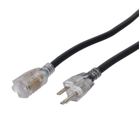 ProX XC-P141-25 25' 14AWG 3-Prong Black 110v to 110v Female Power Cord Plug