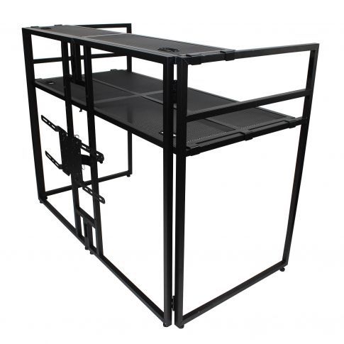 ProX XF- MESA MEDIA DJ Facade Table Station Front Left