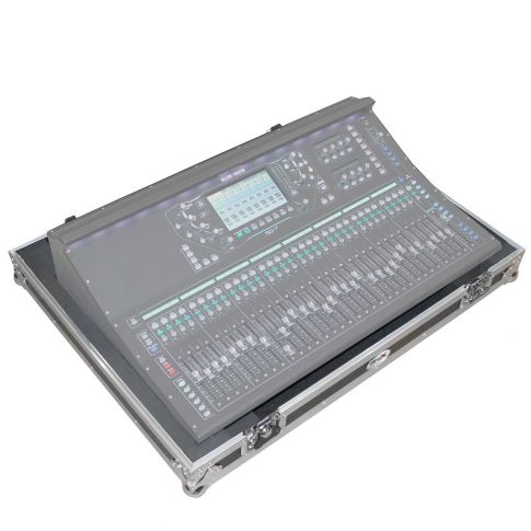 ProX XS-AHSQ7W Flight Case with Wheels Open Angle 1