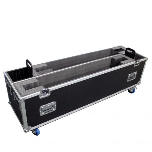 ProX XS-LCD7080WX2 Adjustable Flight Case for Flat Panel TVs Open Right