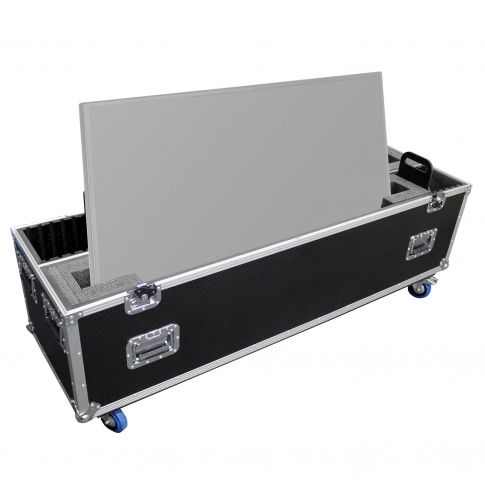 ProX XS-LCD7080WX2 Adjustable Flight Case for Flat Panel TVs Panel
