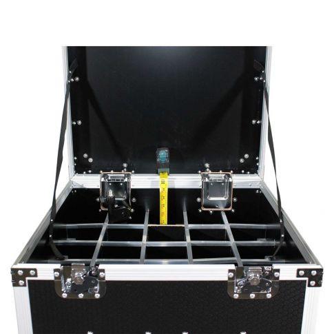 ProX XS-MIC25STN Microphone Stand Case with Casters Top