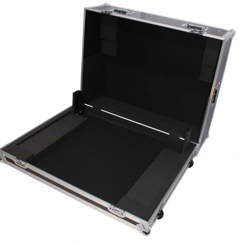 ProX XS-MIDM32W Flight/Road Case for Midas M32 Mixer with Wheels Open Angle
