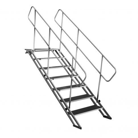 ProX XSQ-ST7 StageQ Heavy Duty Foldable 7 Step Unit Solo