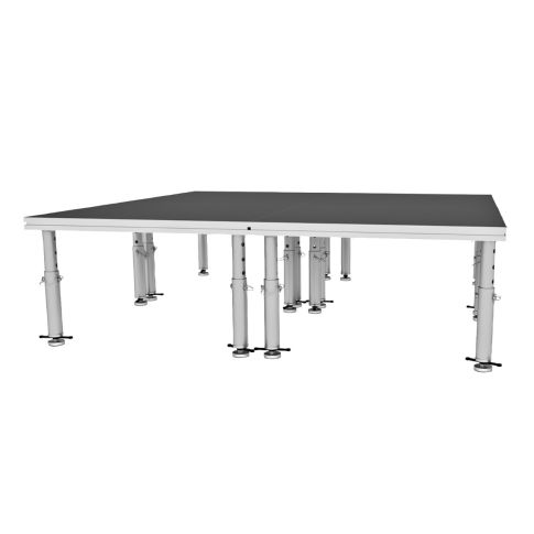 ProX XSU-8X8 PKG StageOne 8 x 8 FT Portable Stage Package Side 2