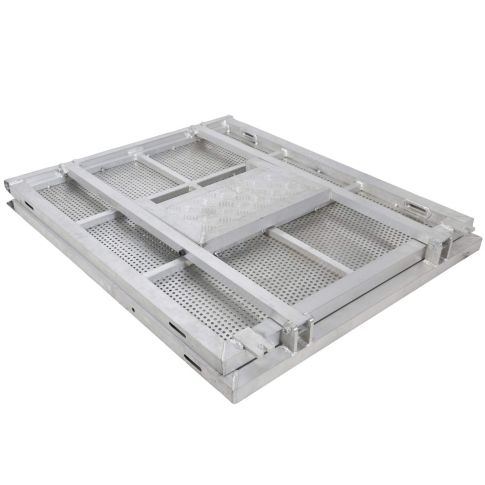 ProX XT-CSB4FT 4FT Aluminum Barricade Heavy-Duty Crowd Control Barrier Left