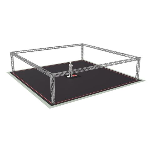 ProX XTP-40209 Trade Show Display Booth Truss System - 40 x 20 x 9 FT Angle