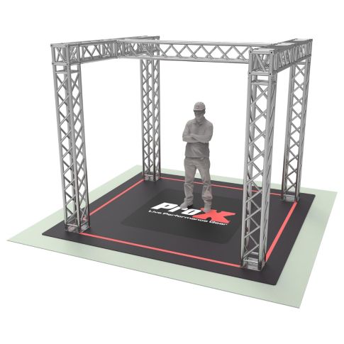 ProX XTP-E1099H Tradeshow Booth 10.11 x 9.42 x 9.20 ft with H Design