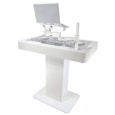 ProX XZF-DJCT W White Finish Control Tower Podium Travel Stand Left Gear 2