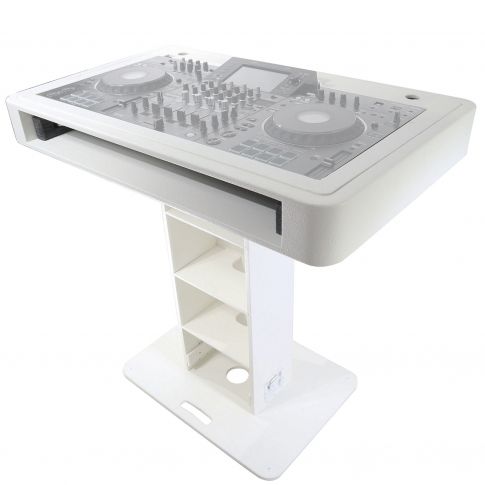 ProX XZF-DJCT W White Finish Control Tower Podium Travel Stand Rear Right Controller 2