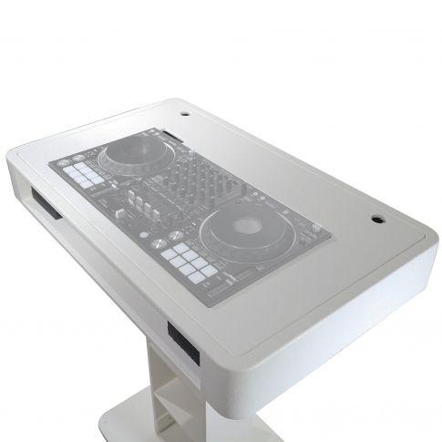 ProX XZF-DJCT W White Finish Control Tower Podium Travel Stand Top Controller
