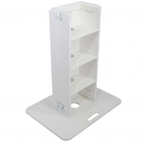 ProX XZF-DJCT W White Finish Control Tower Podium Travel Stand Tower