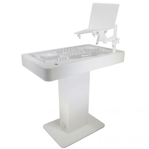 ProX XZF-DJCT W White Finish Control Tower Podium Travel Stand System
