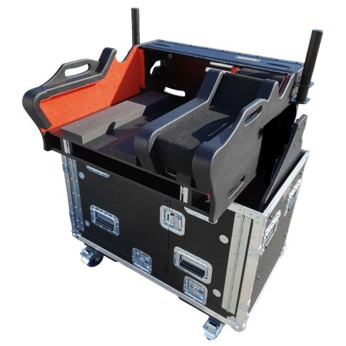 ProX XZF-YDM7EX1U LMA Hydraulic 1U Case with Wheels for Yamaha DM7-EX Tilt