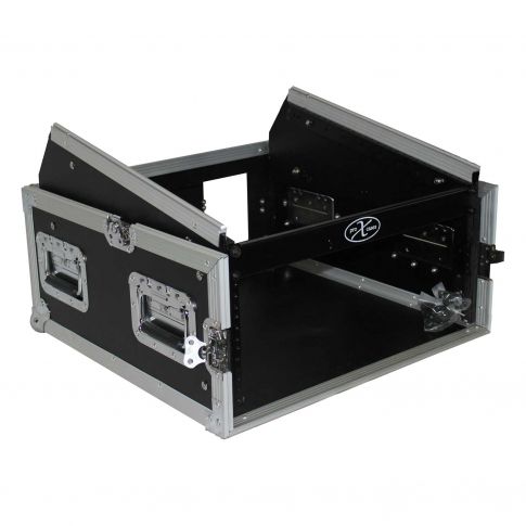 ProX 4U Rack x 10U Top Mixer DJ Combo Flight Case w Laptop Shelf [T-4MRLT] Alternate View