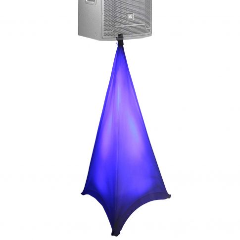 ProX X-SP3SC 3 Sided Lycra Scrim Cover for Tripod Speaker & Lighting Stands blue