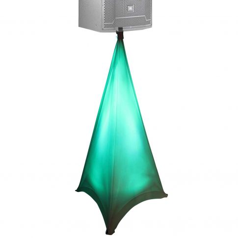 ProX X-SP3SC 3 Sided Lycra Scrim Cover for Tripod Speaker & Lighting Stands green
