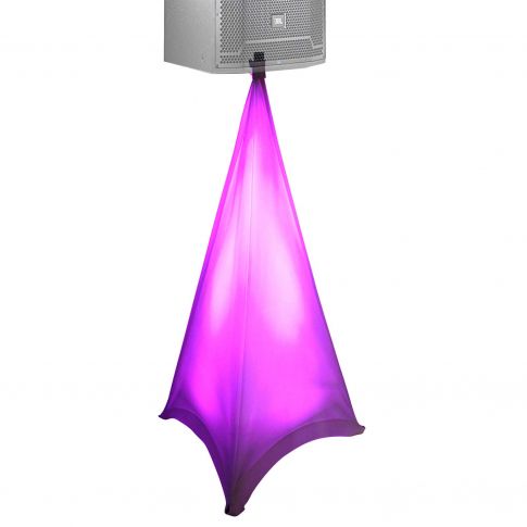 ProX X-SP3SC 3 Sided Lycra Scrim Cover for Tripod Speaker & Lighting Stands purple