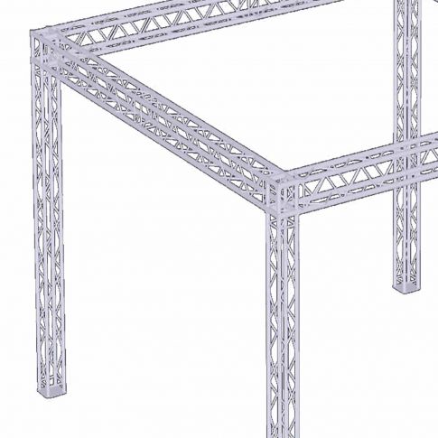 ProX XTP-E2020-1 Exhibition Module Stand Truss Package close-up