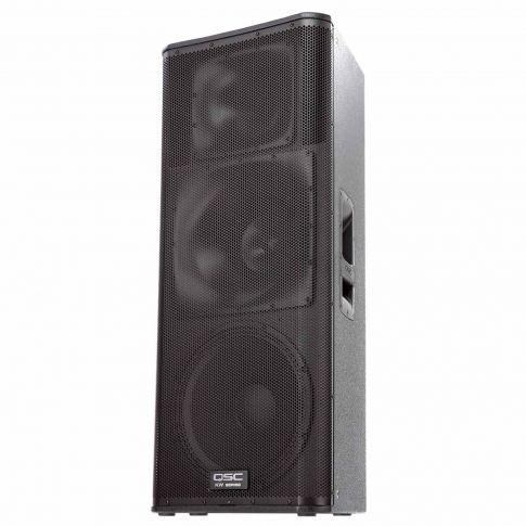 QSC KW153 1000 Watt 15" 3-Way Active Speaker Left Angle