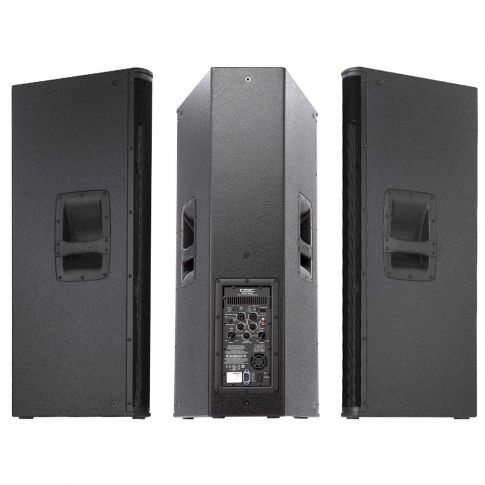 QSC KW153 1000 Watt 15" 3-Way Active Speaker Group Rear