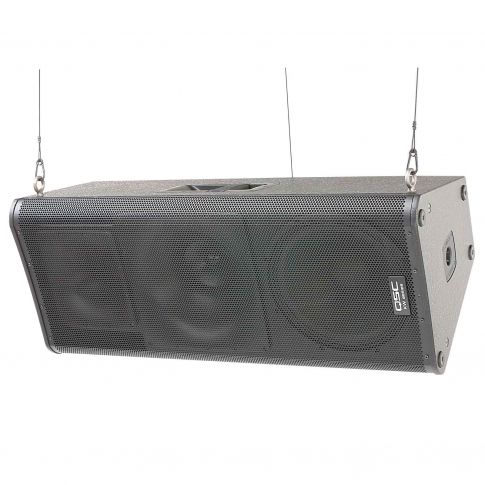 QSC KW153 1000 Watt 15" 3-Way Active Speaker Horizontal